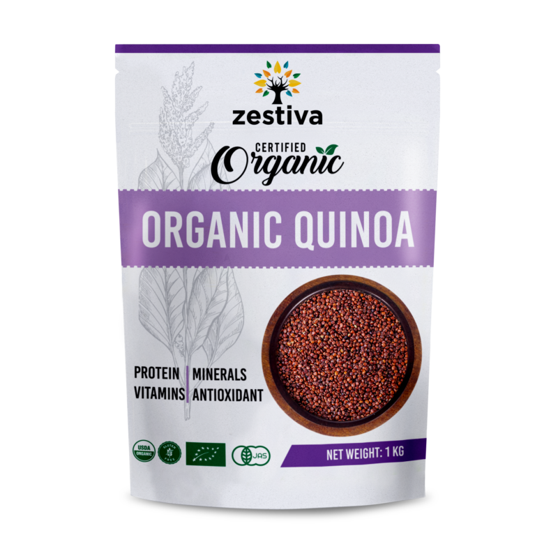 Zestiva Organic Red Quinoa (1KG)
