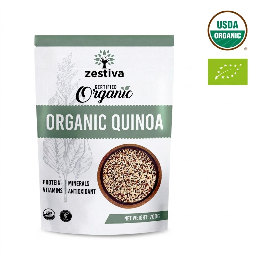 Zestiva Organic Tricolor Quinoa 700g