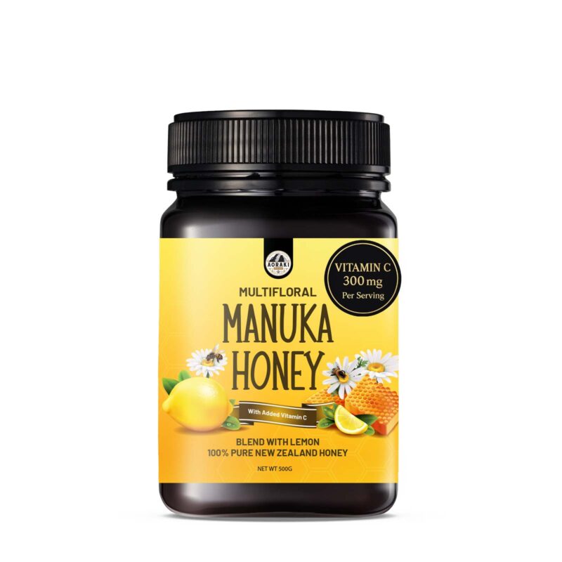 New look ! Aoraki Peak Lemon Manuka Honey, 500g