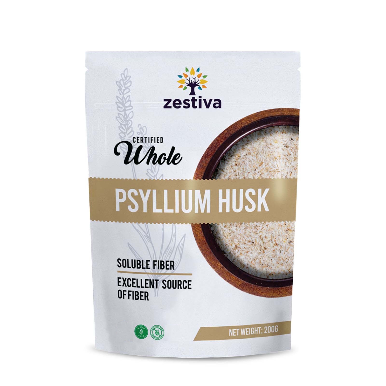 Zestiva Whole Psyllium Husk, 200g