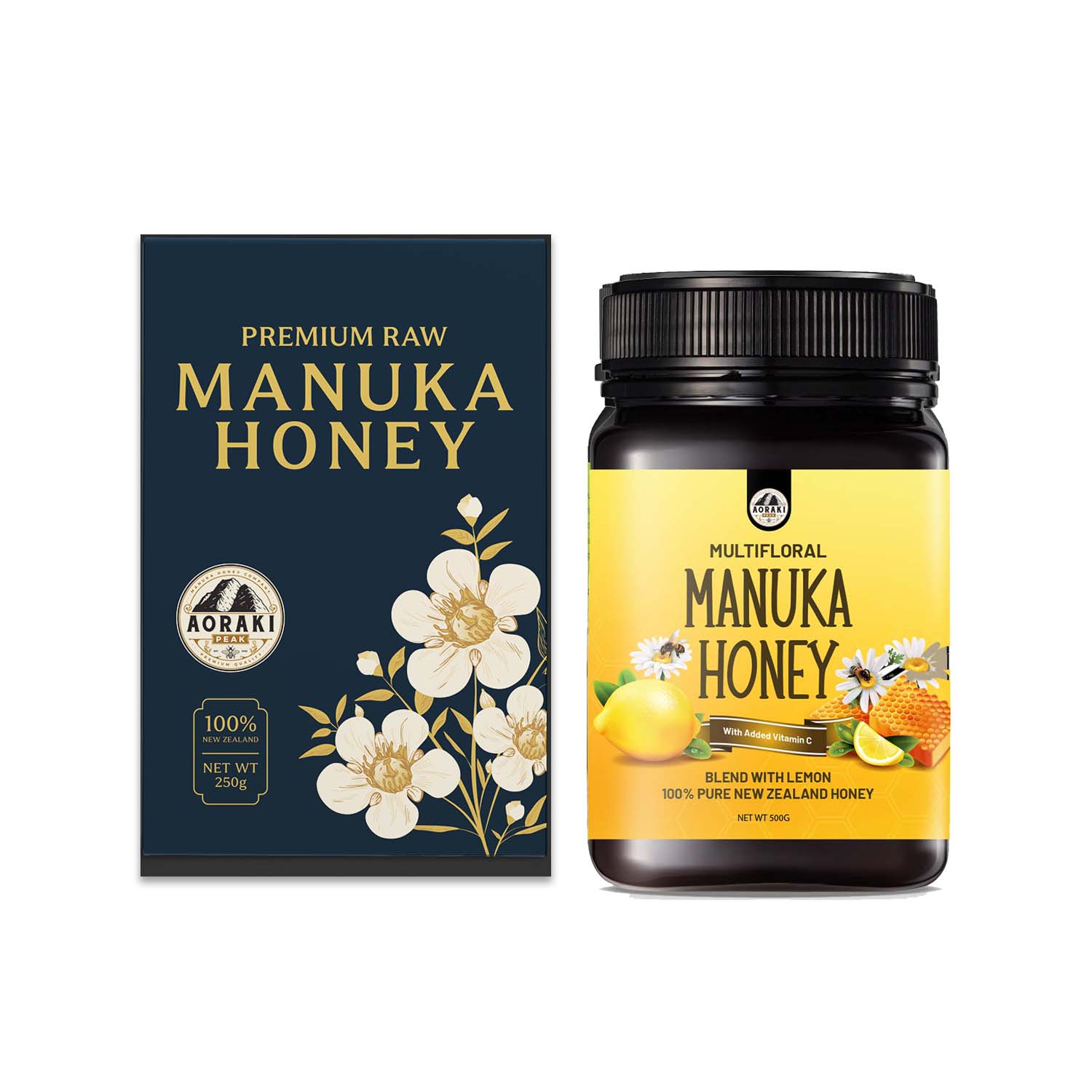 Lemon Manuka Honey Gift Set