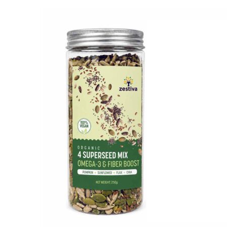 Zestiva Organic Superfood Omega 3 Seed Mix, 250g