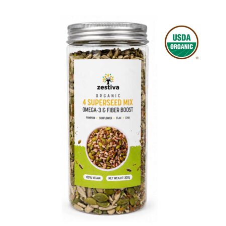 Zestiva Organic Superfood Omega 3 Seed Mix, 250g