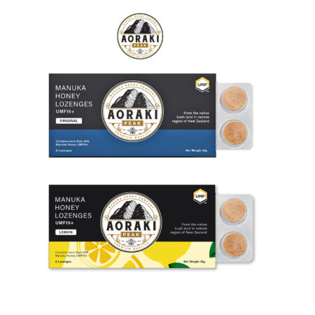 AorakiPeak UMF15+ Manuka honey Lozenges, Lemon /Original